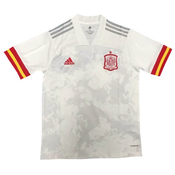 Tailandia Camiseta España Segunda equipo 2020 Blanco